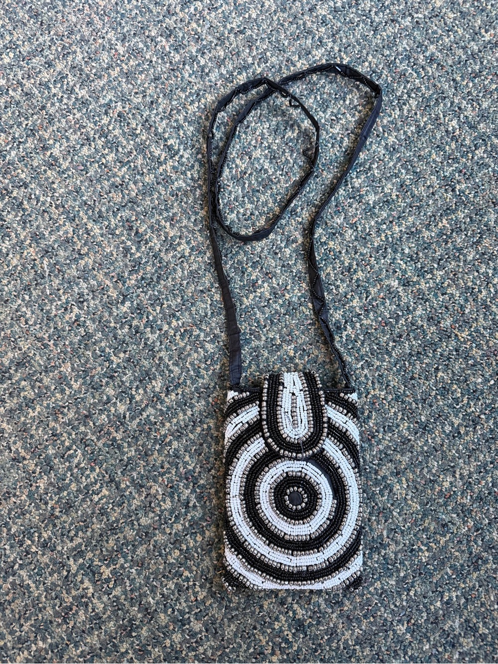 Beaded Crossbody Micro Mini Bag
